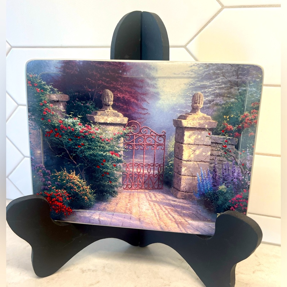 Thomas Kinkade Limited Edition “open gate” plate.